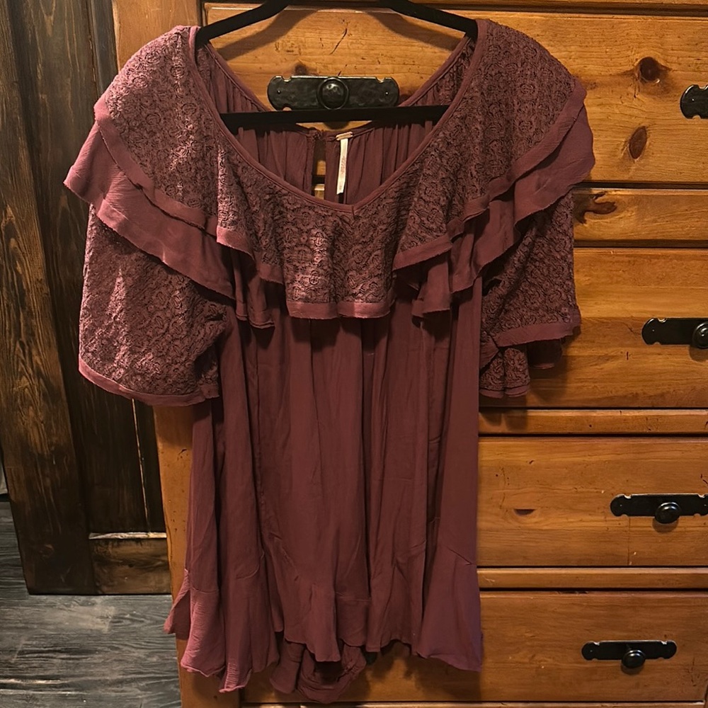 Free People Rush for Ruffles romper